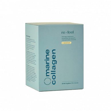 Морской коллаген в стиках с Ванилью ReFeel
